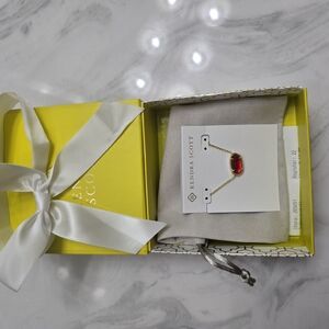 Kendra Scott Red Pendant Necklace